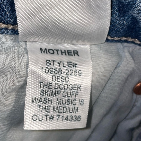 MOTHER Superior The Dodger Skimp Cuff in Music Is The Medium - Picture 13 of 15